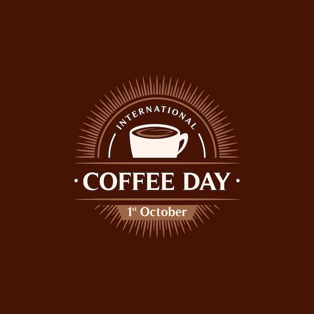 Badge internationale koffiedag