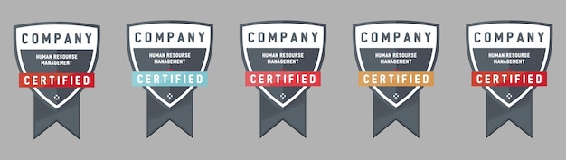 Vector badge label for new business product