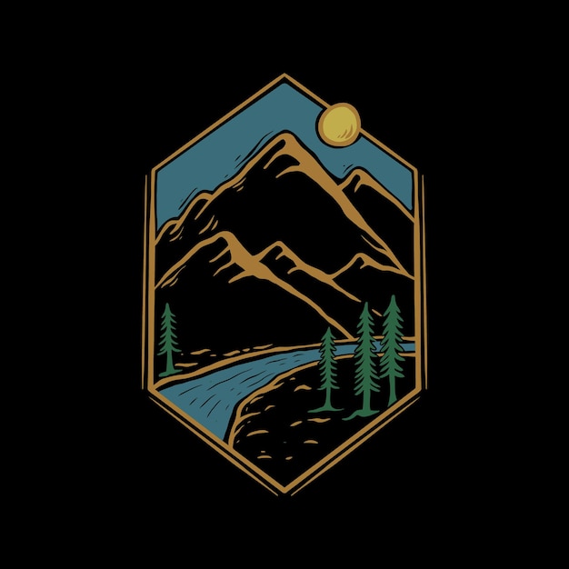 Badge mountain