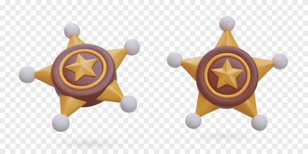 Badge van de staat vertegenwoordiger van de wet Star sheriff