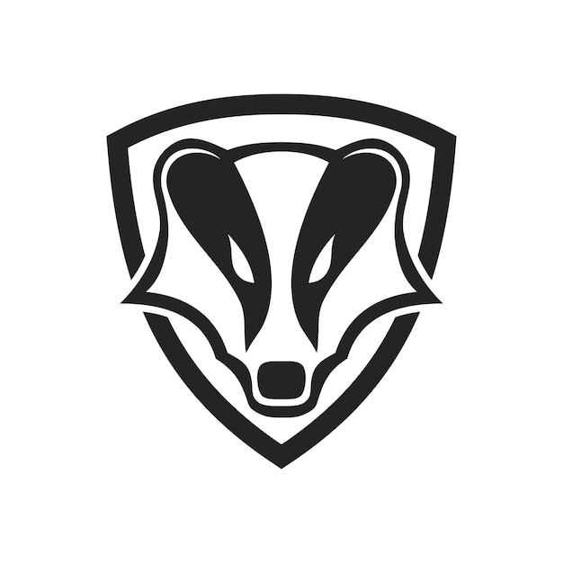 Badger logo template Isolated Brand Identity Icon Abstract Vector graphic