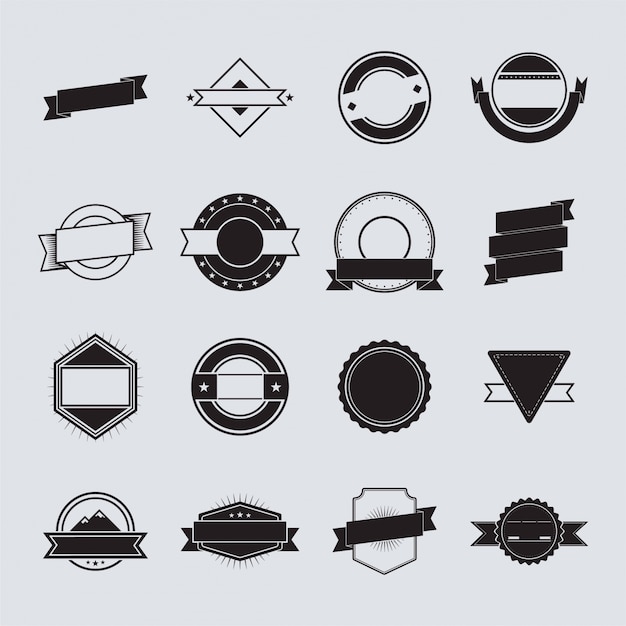 Badges logo template