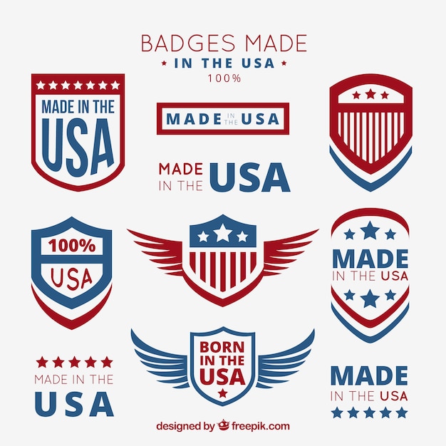 Badges made in the usa