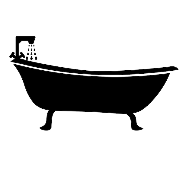 Vector badkamer icoon vector illustratie symbool