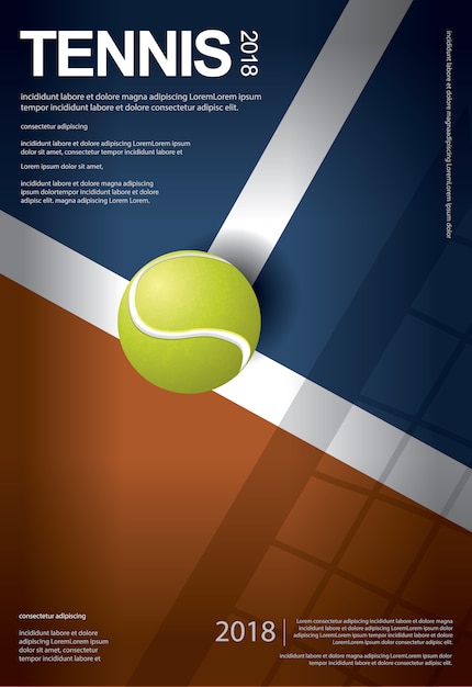 Vector badminton kampioenschap poster vectorillustratie