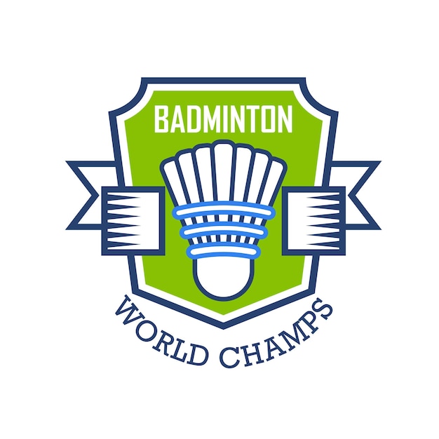 Badminton logo design sports logo