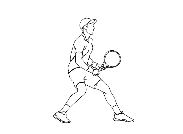 Share 134+ badminton playing drawing super hot