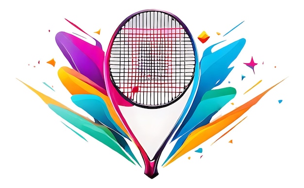 Badminton Racket sport Illustratie