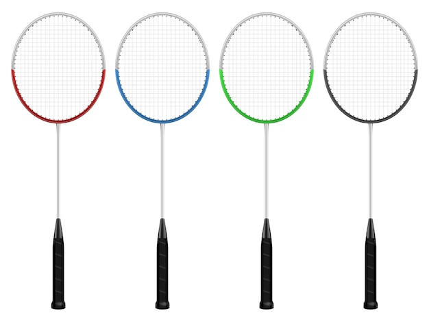 Badminton rackets set