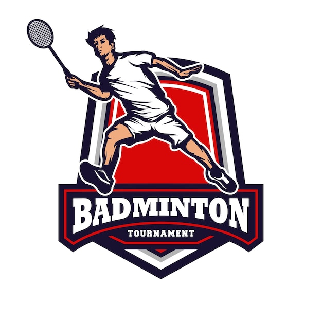 Badminton tournament logo