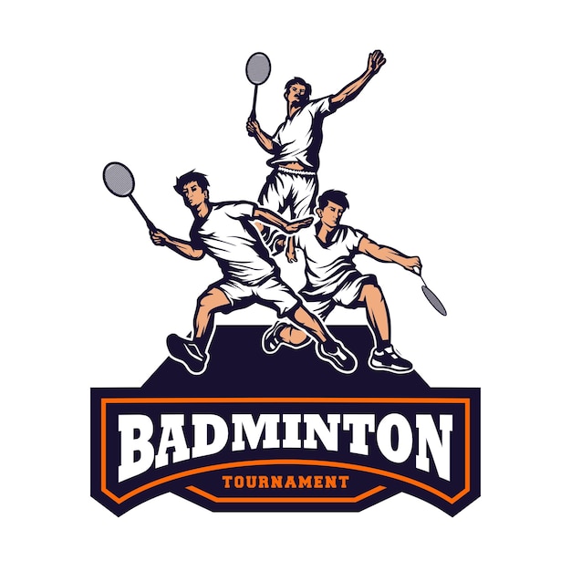 badminton tournament logo