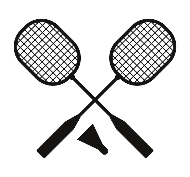 Badmintonsilhouet