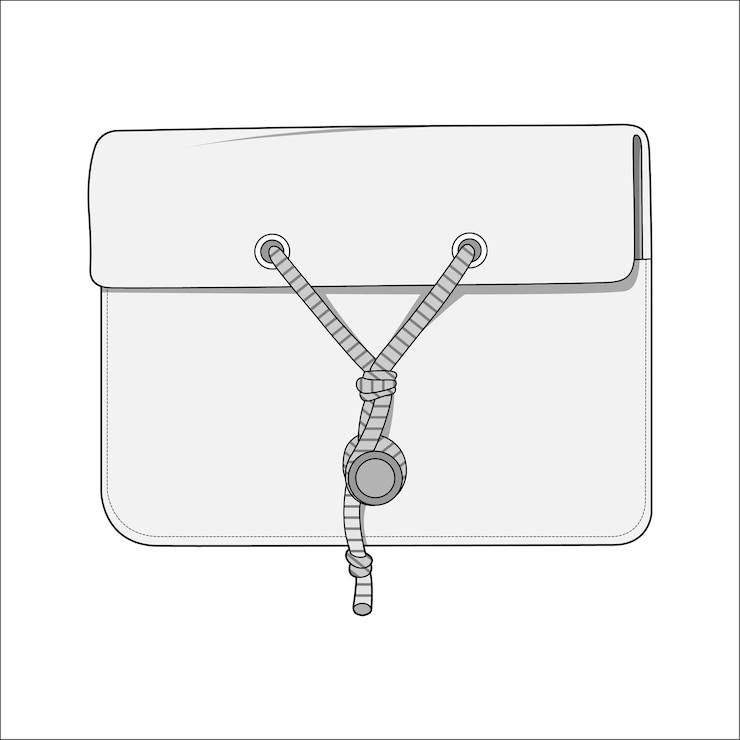 Vector bag design vector flat illustration template
