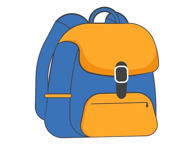 Vector bag element school illustration