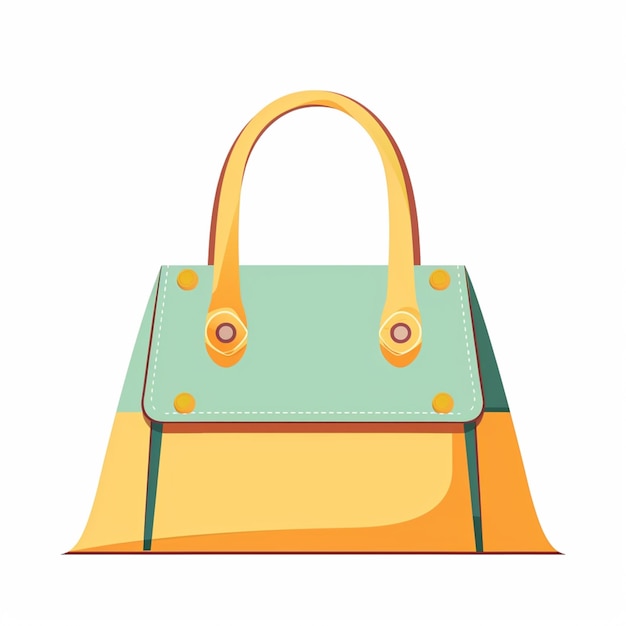 bag package paper vector isolated design retail icon realistic mockup illustration handle