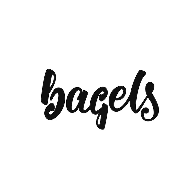 Bagels belettering