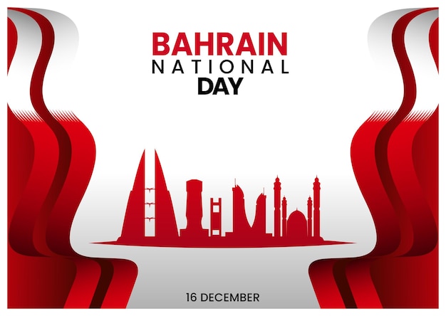 Bahrain national day celebration background