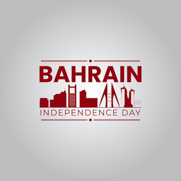 Bahrein Onafhankelijkheidsdag vectorillustratie