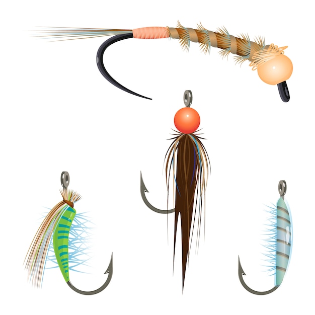 Bait variety for fishing by spinning rope