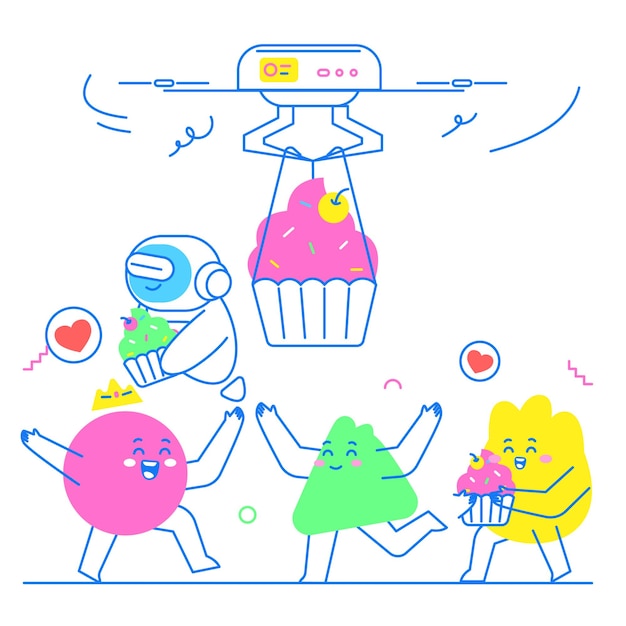 Premium Vector | Bake off illustration