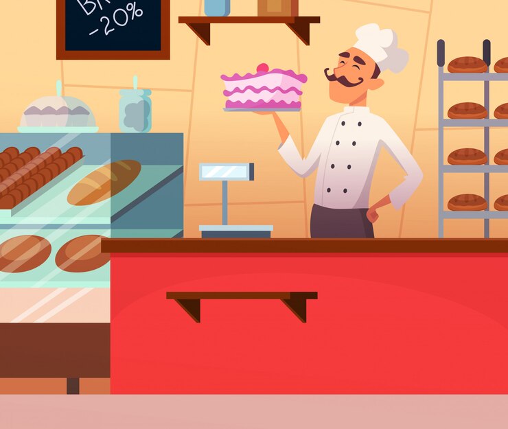 Vector baker at work