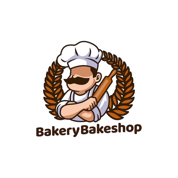 Premium Vector | Bakery bakeshop food bread mascot