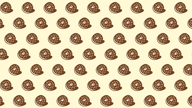 Bakery cake hand drawn doodle seamless pattern