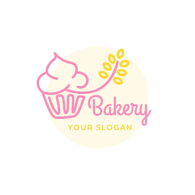 Bakery cake logo