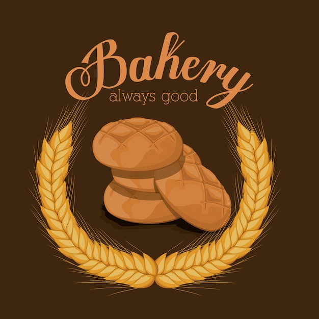 Bakery design, vector illustration.