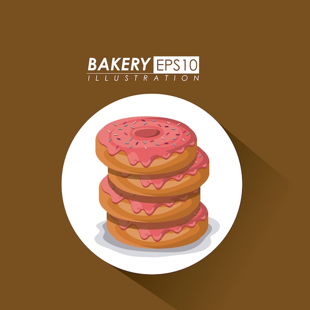 Bakery design, vector illustration.