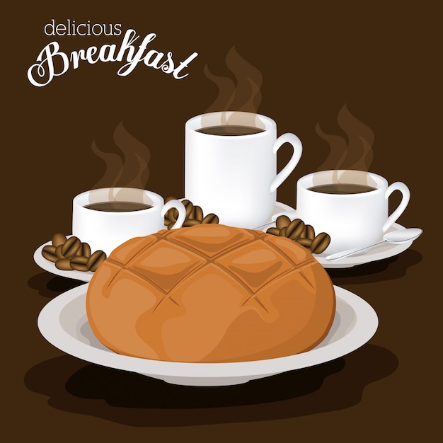 Bakery design, vector illustration.