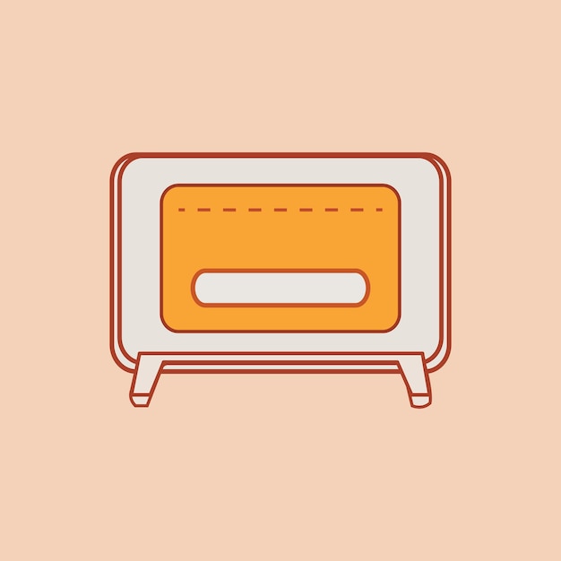 Vector bakery flat icon illustration in line art style