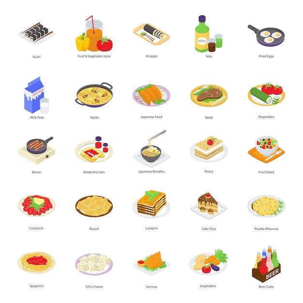  Bakery Food Icons 