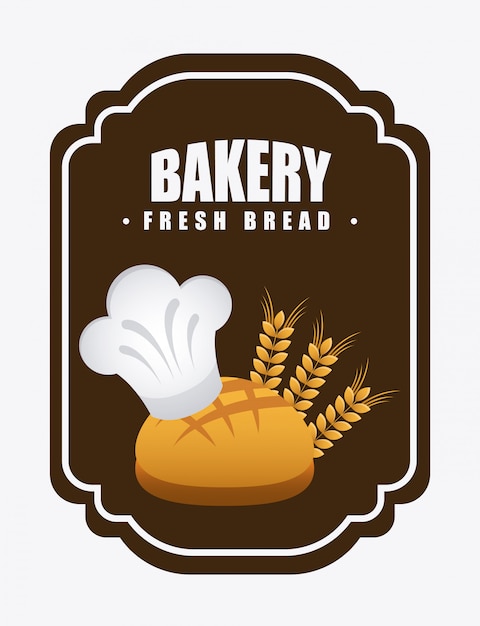 Vector bakery label