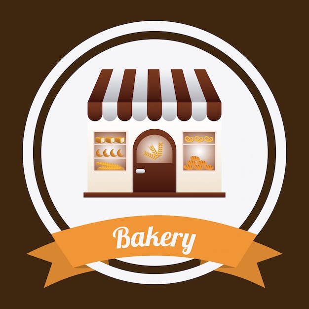Vector bakery label
