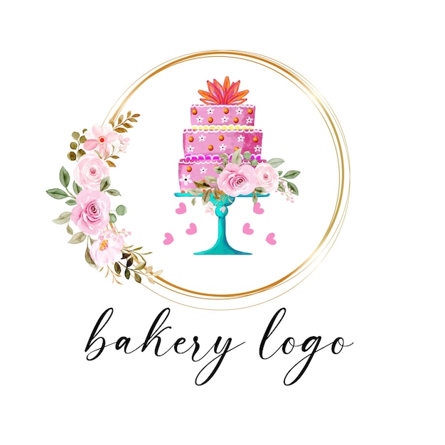 Vector bakery logo design modern