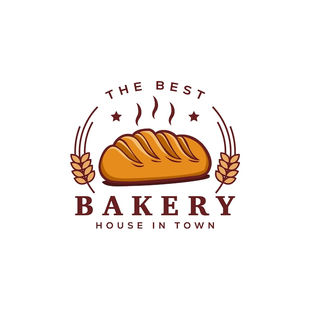 Bakery logo design vector template