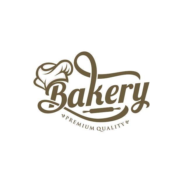 Vector bakery logo design