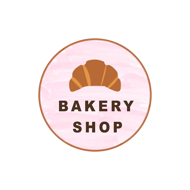 bakery logo label design for sweets, cakes, restaurants, bakeries | vector illustration |