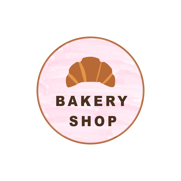 Bakery logo label design for sweets, cakes, restaurants, bakeries | Vector illustration |