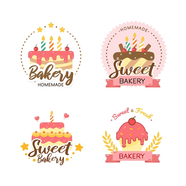 Bakery logo template bakery icon bakery badges labels icons