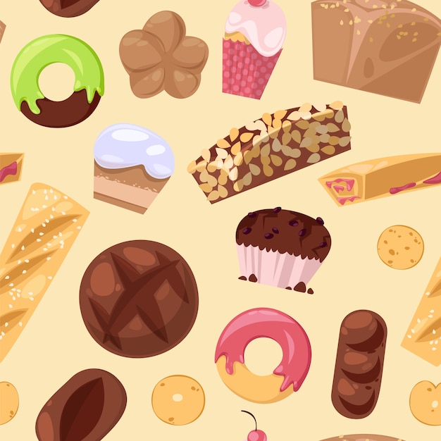 Vector bakery pattern