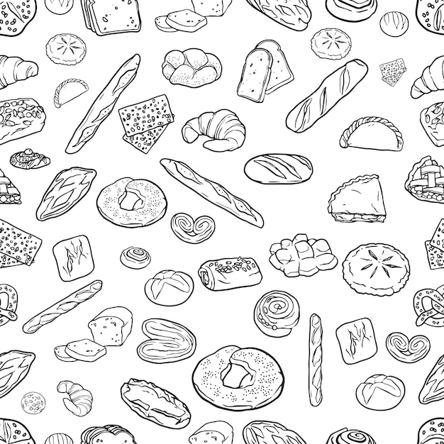 Vector bakery pattern