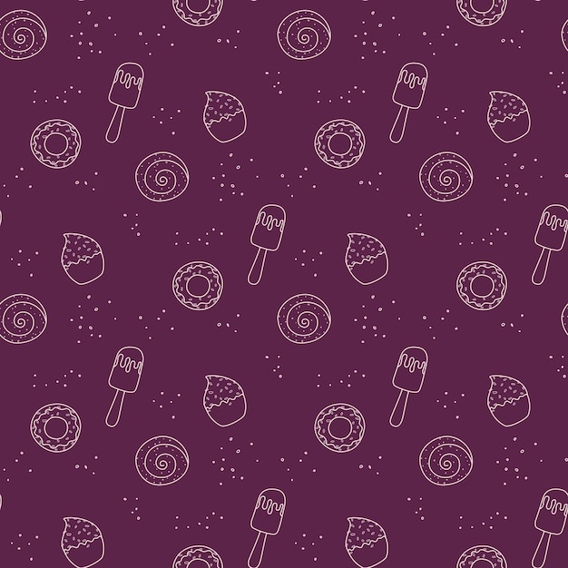 Bakery seamless pattern