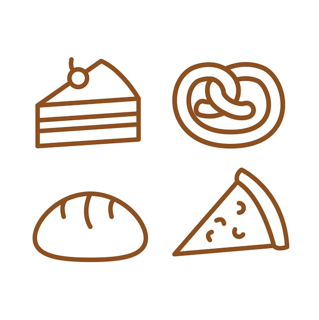 Bakery Shape Vector Illustration Design Template