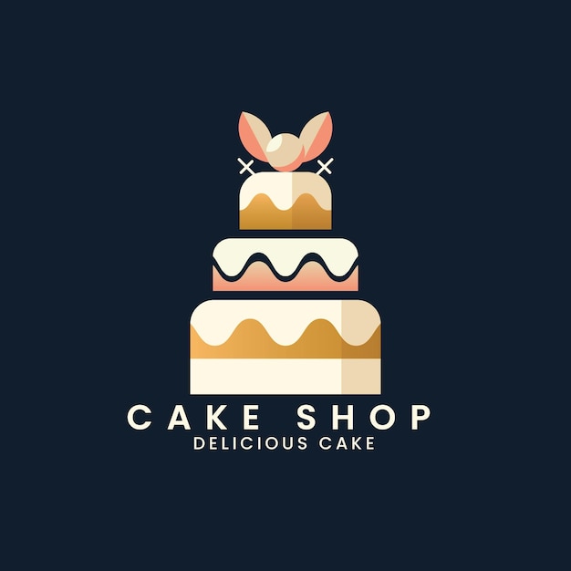 Bakery Shop And Cake Shop Concept Logo Vector Design Template