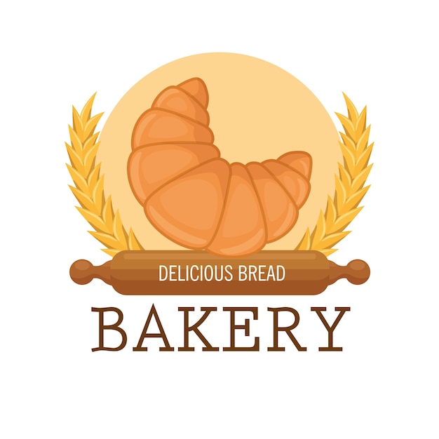 Bakery shop label icon