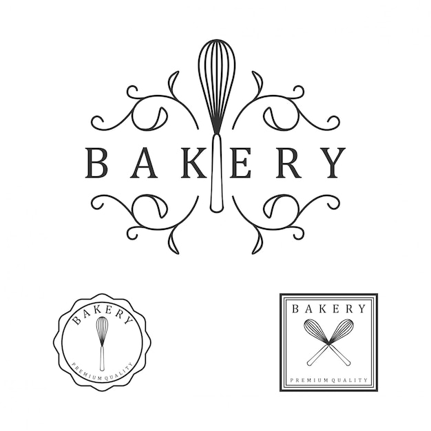 Vector bakery vintage logo