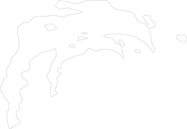 Vector baki azerbaijan outline map