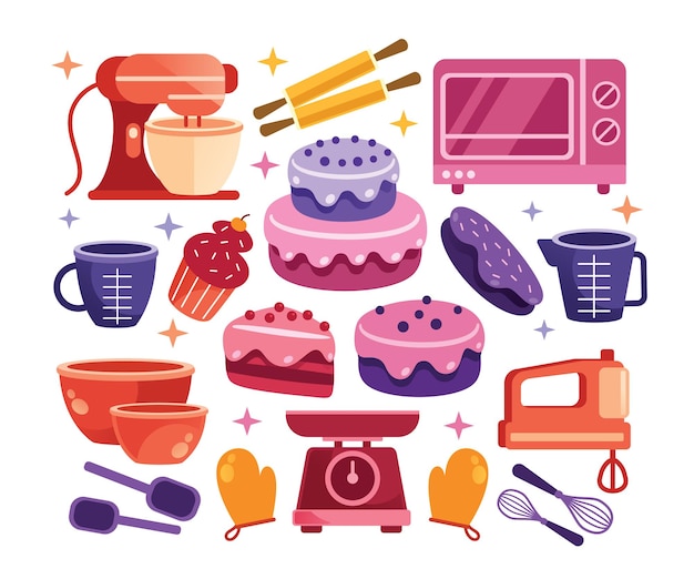 Vector baking element vector illustration